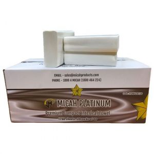 Premium TAD Compact  Interleaf Towel Micah Platinum