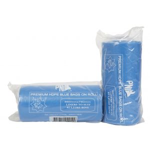 82L All Purpose Premium Blue Garbage Bag - Roll  50