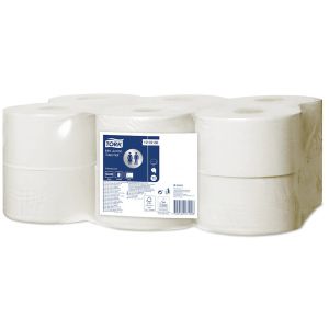 Tork Recycled Mini Jumbo Toilet Roll Advanced 170m 2ply - Ctn 12