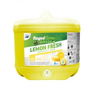 RapidClean Lemon Fresh Disinfectant - 15L 