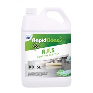 RapidClean Rinse Free Sanistiser - 5L