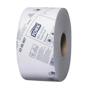 Tork Mini Jumbo Toilet Roll Universal - 400m Roll, Ctn 12