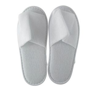 Deluxe Open Toe Terry Cotton Slippers - Ctn of 100