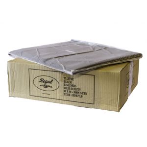 77L All Purpose Black Bin Liner  - Ctn 500