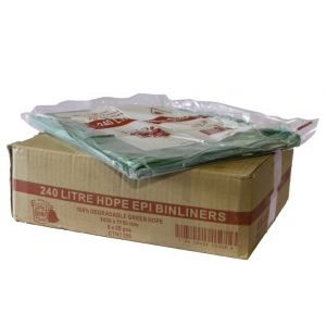 240L Heavy Duty Degradable Bags - Ctn 200