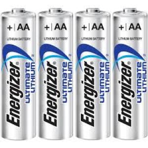 Energizer Lithium Battery - SizeAA - Pk 4
