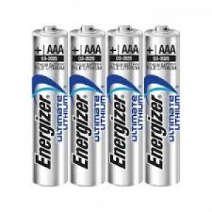 Energizer Industrial Lithium Batteries - AAA - Pk4
