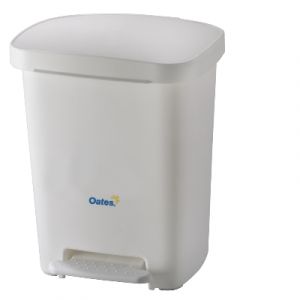 Oates Pedal Bin 30L - White