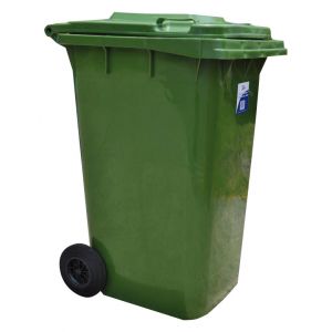 Edco Heavy Duty Wheelie Bin - 240L  Green