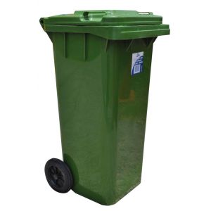 Edco Heavy Duty  Wheelie Bin - 120L Green