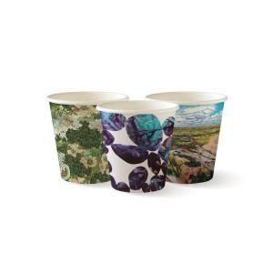 BioCups 8oz Single Wall Art Design - Ctn 1000