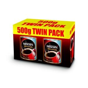 Nescafe' Blend 43 Twin Pk 2 x 500gm