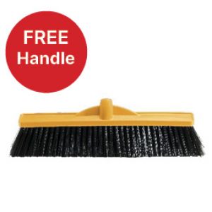 Oates Plastic Broom Head - 450mm Yellow