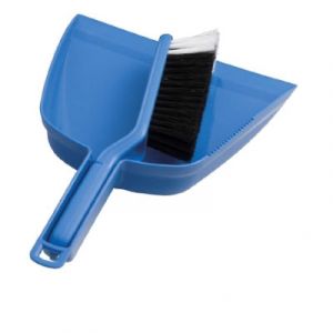 Oates Dustpan & Brush - Blue 