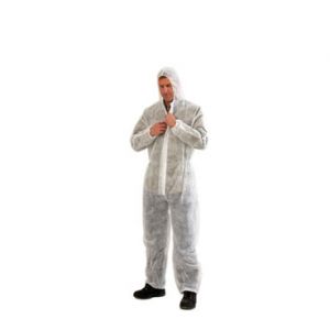 Disposable Overalls White - Large