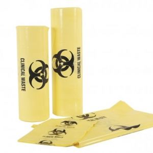 Clinical Waste Bags 34L Yellow - Ctn 250