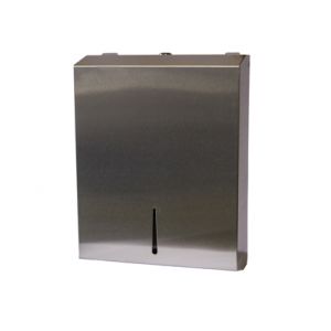 Paper Towel Dispenser - Slimline Stainless Steel Lockable