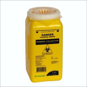 Sharps Container - Plastic inner 1.4L 