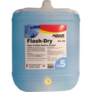 Agar Flash-Dry Glass Cleaner - 20L