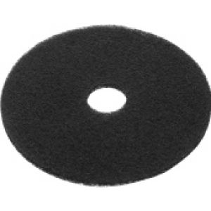 Black Heavy Duty Strip Floor Pad - 35cm