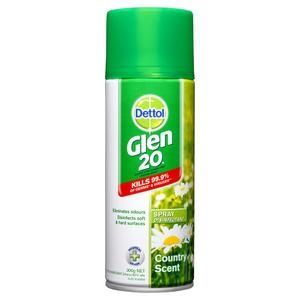Glen 20 Air Freshener Disenfectant Spray County Garden Aerosol - 300gm