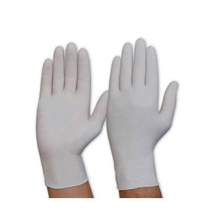 Powder Free Natural Latex Examination Glove, Medium - Box 100