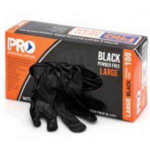 Extra Heavy Duty Nitrile Disposable Gloves, XL - Box 100