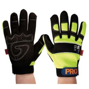 ProFit Hi-Vis Full Fingered Synthetic Glove