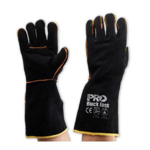 Black Jack - Black & Gold Welding Gloves - Unisize