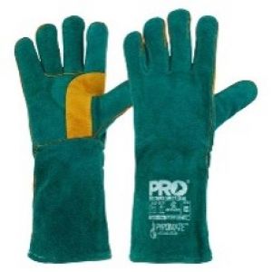 ProChoice  - LH Pair  Green & Gold  Welding Gloves(*DISCONTINUED ITEM **WHILE STOCK LASTS)