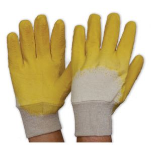 Latex Glass Gripper Gloves
