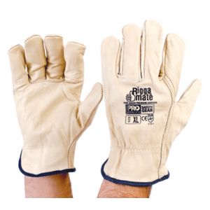 Riggamate Premium Cow Grain Leather Riggers Glove