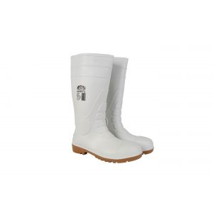 Gumboots Steel Toe White Various Sizes