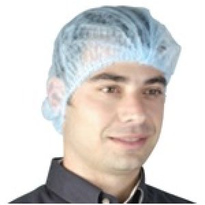 Blue Crimped Hairnets 21" - Ctn of 1000