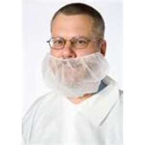 Beard Cover White 2 Loop - Ctn 500