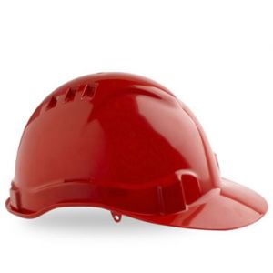 Pro Choice Vented Hard Hat  Red
