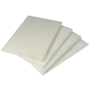 Light Cleaning Non Scratch  Scour Pad White 15x10cm