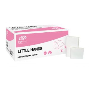 Little Hands Paper Hand Towel 12.5cm x 24cm - Ctn 4800