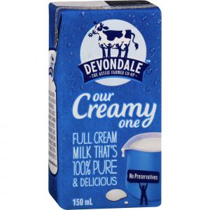 Devondale Full Cream UHT Milk 150ml  Ctn 32