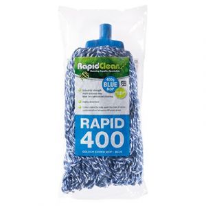 RapidClean Commercial Mop Head - 400gm Blue