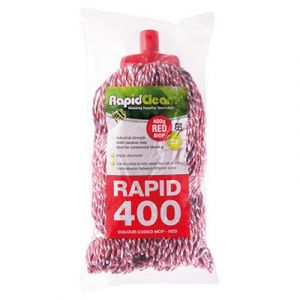 RapidClean Commercial Mop Head - 400gm Red
