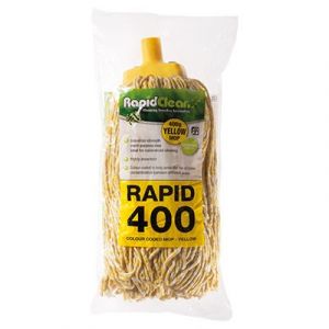 RapidClean Commercial Mop Head - 400gm Yellow