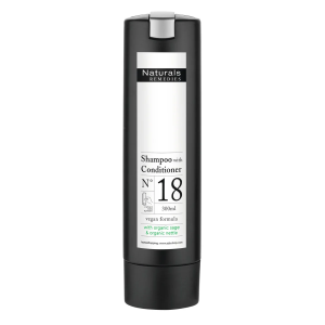Naturals Remedies Shampoo with Conditioner 300ml Dispenser Bottle - Ctn of 30