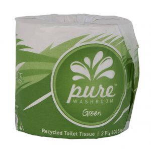 Pure Green EcoChoice 2Ply Toilet Paper 400 Sheets/Roll - Ctn 48
