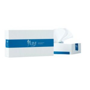 Livi Facial Tissues - Dispenser Box 100 - Carton 48