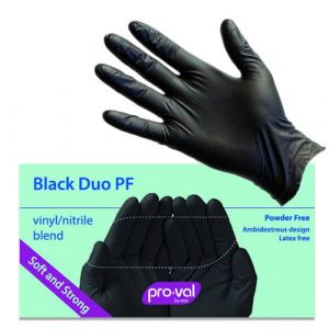 Pro Val Black Duo Vinyl/Nitrile Blend Powder Free