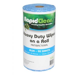 RapidClean Anti Bacterial Wipes - Blue 45m Roll