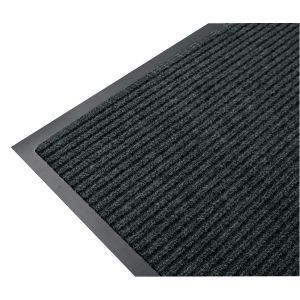Charcoal Ribbed Indoor Mat - Various Sizes