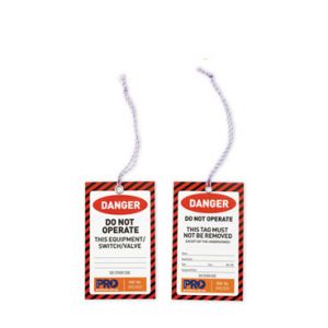 Safety Tag Red Danger - Pack of 100