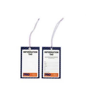 Safety Tags - Information -  Pk 100